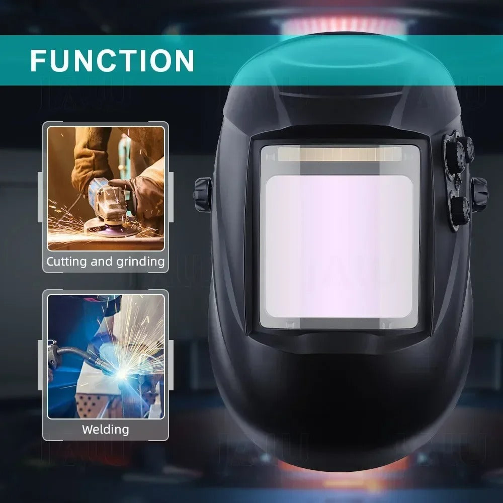 🔥 Auto Darkening Welding Helmet with 100x97mm XL View | 0.04s Reaction⚡4 Sensor True Color🌟【Pro Welder Edition】DIN4-13 Optical for Metal/Car Repair - 360° Comfort Headgear 🔥 Auto Darkening Welding Helmet with 100x97mm XL View | 0.04s Reaction⚡4 Sensor True Color🌟【Pro Welder Edition】DIN4-13 Optical for Metal/Car Repair - 360° Comfort Headgear
